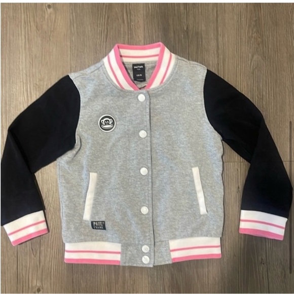 Paul Frank Girls Varsity Snap Jacket Small - Picture 3 of 6